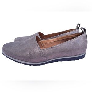 Eurosoft by Sofft Robyn Lug Sole Loafers Smoke Gray Comfort Flats 8.5